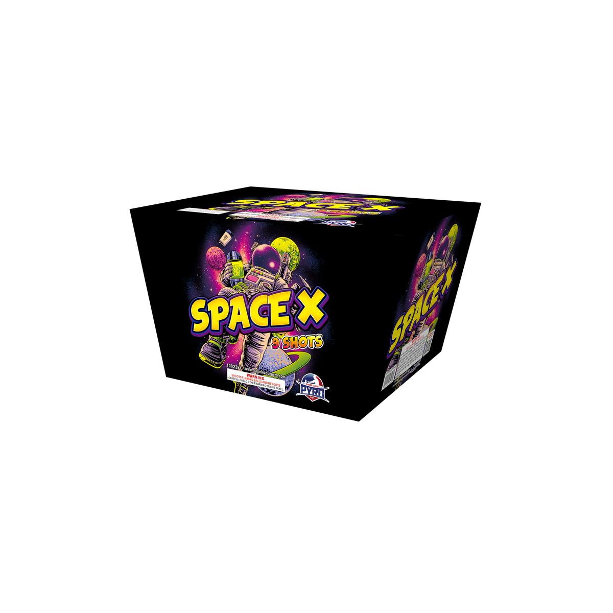 Space X Major League Pyro 500 gram fireworks cake