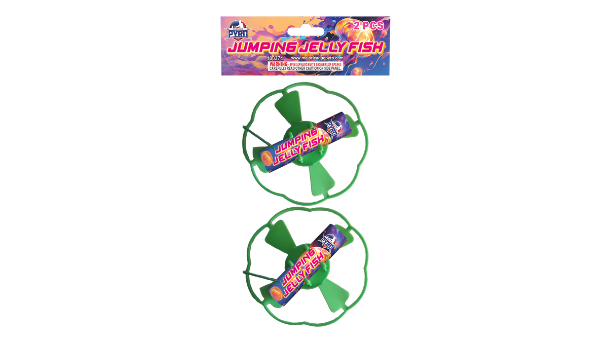 Major League Pyro Jumping Jelly Fish 2 PCS flying firework