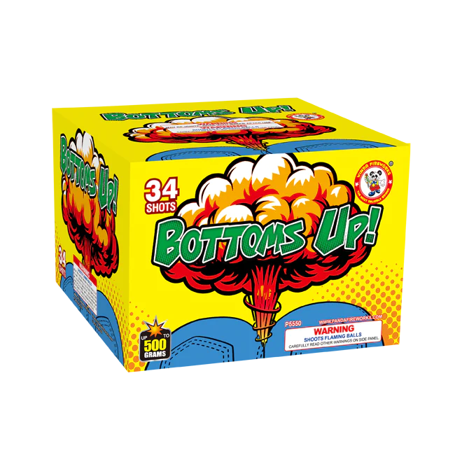 Bottoms Up Winda 500g fireworks cake