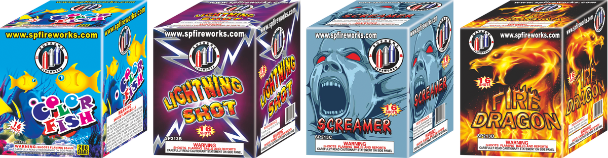 Supreme Combo Pack SP213A/B/C/D Supreme Fireworks wholesale 200 gram fireworks cake assortment