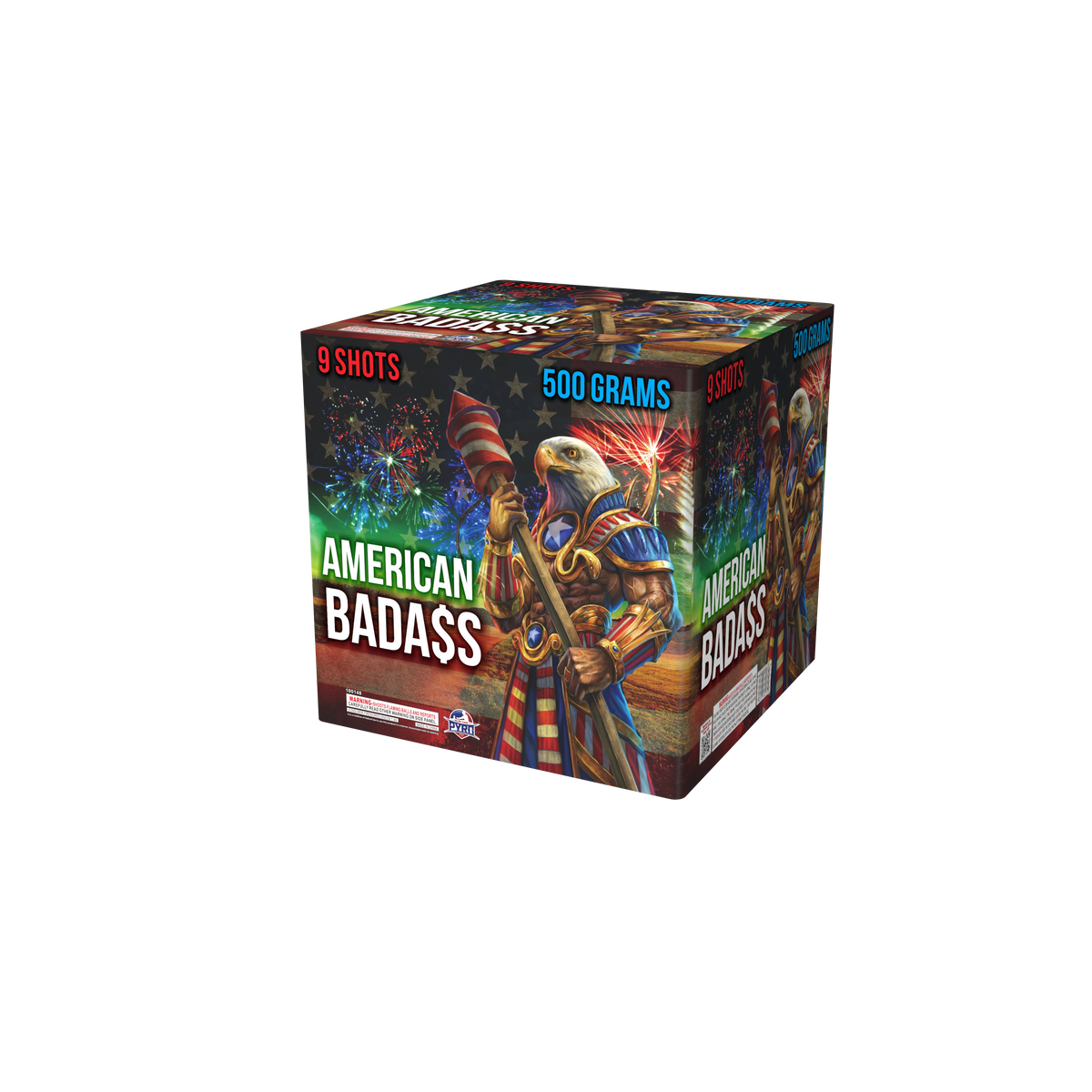 American Bada$$ nine-shot Major League Pyro cake