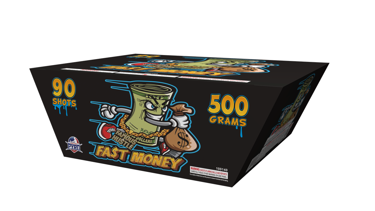Fast Money 90 Shot Major League Pyro wholesale 500g fireworks cake