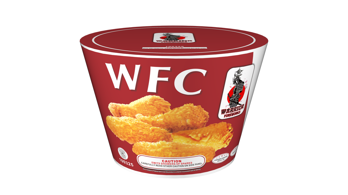 WFC (Warrior Fried Chicken) Warrior wholesale 500 gram fountain firework