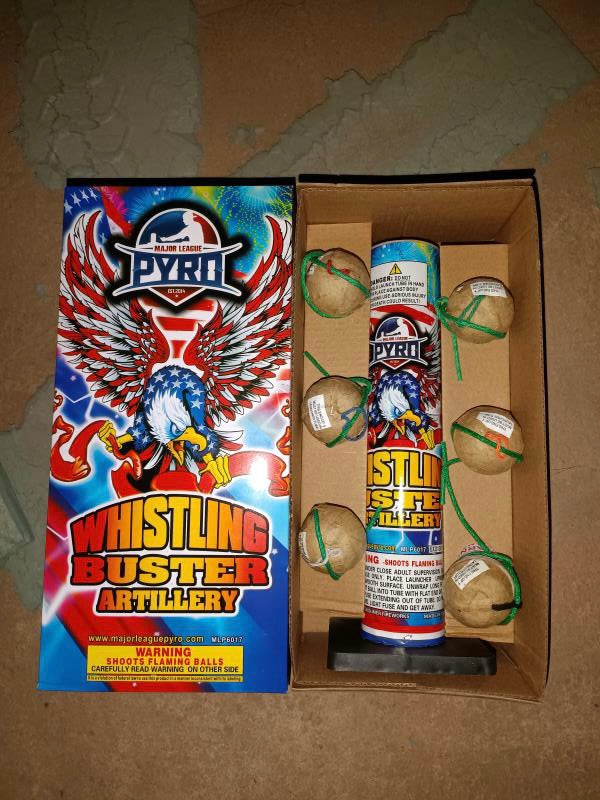 Whistling Buster Artillery Shell Major League Pyro wholesale reloadable aerial shell kit