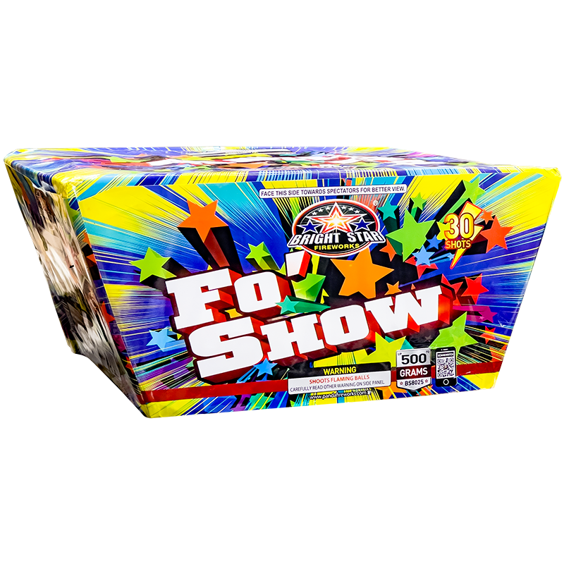 FO' SHOW 30'S Winda 500 gram fireworks cake