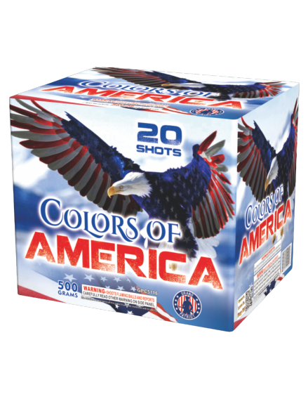 Colors of America 20 Shots product packaging
