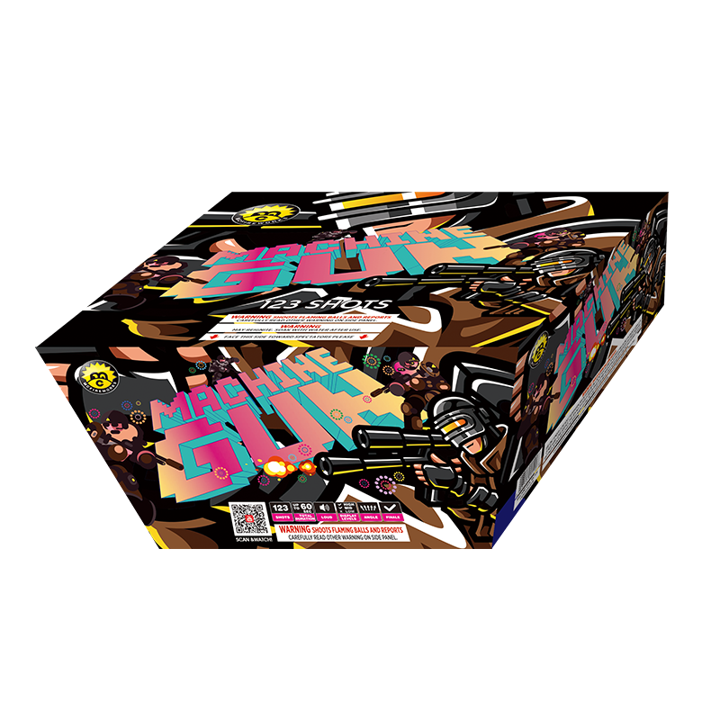 Machine Gun product packaging