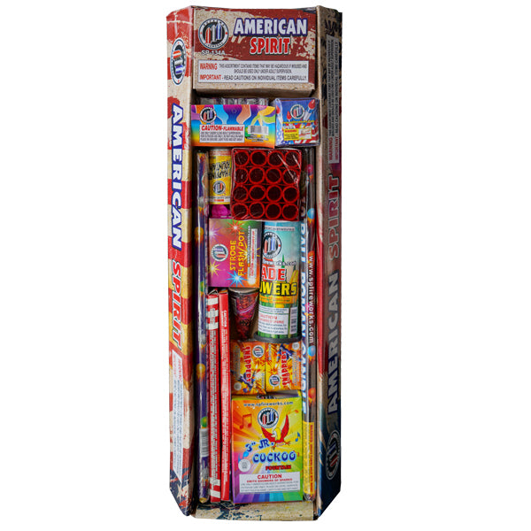 AMERICAN SPIRIT ASSORTMENT Supreme Fireworks full-line fireworks assortment