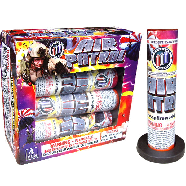 Air Patrol Supreme Fireworks parachute firework