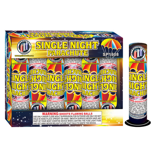 Single Night Parachute Supreme Fireworks parachute firework