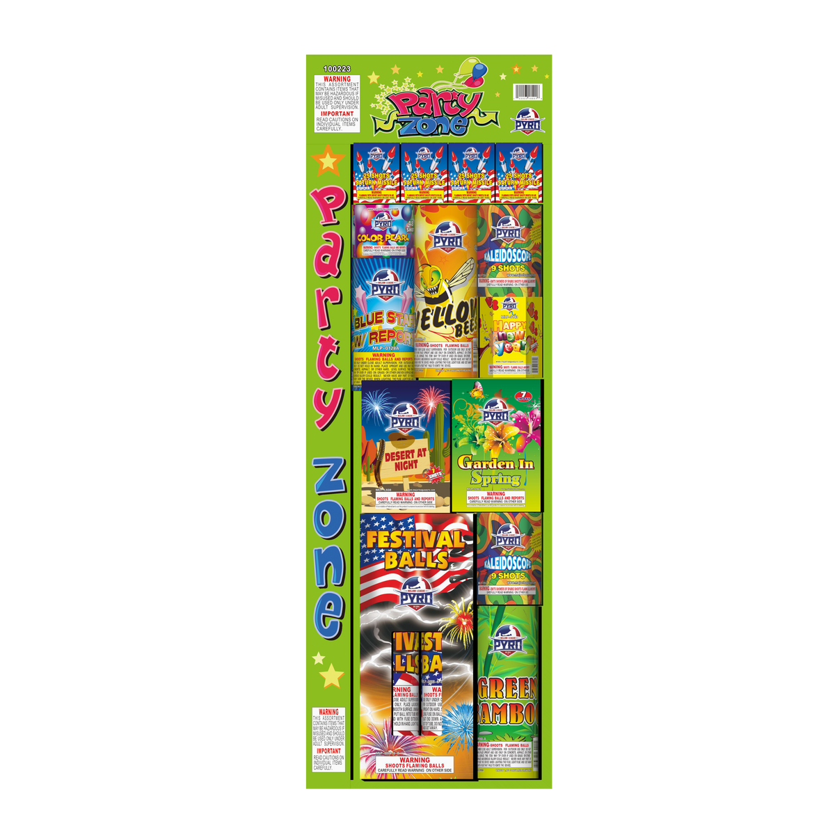 Party Zone Full Line Major League Pyro full-line fireworks assortment