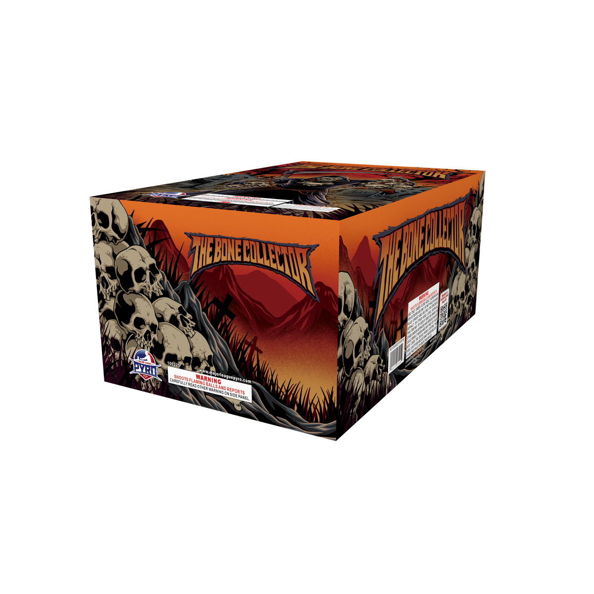 The Bone Collector Major League Pyro 500 gram fireworks cake
