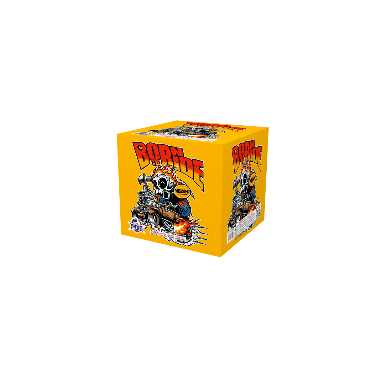 Born To Ride Major League Pyro 500 gram fireworks cake