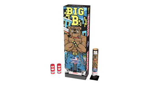 Big B 4" Major League Pyro wholesale reloadable aerial shell kit