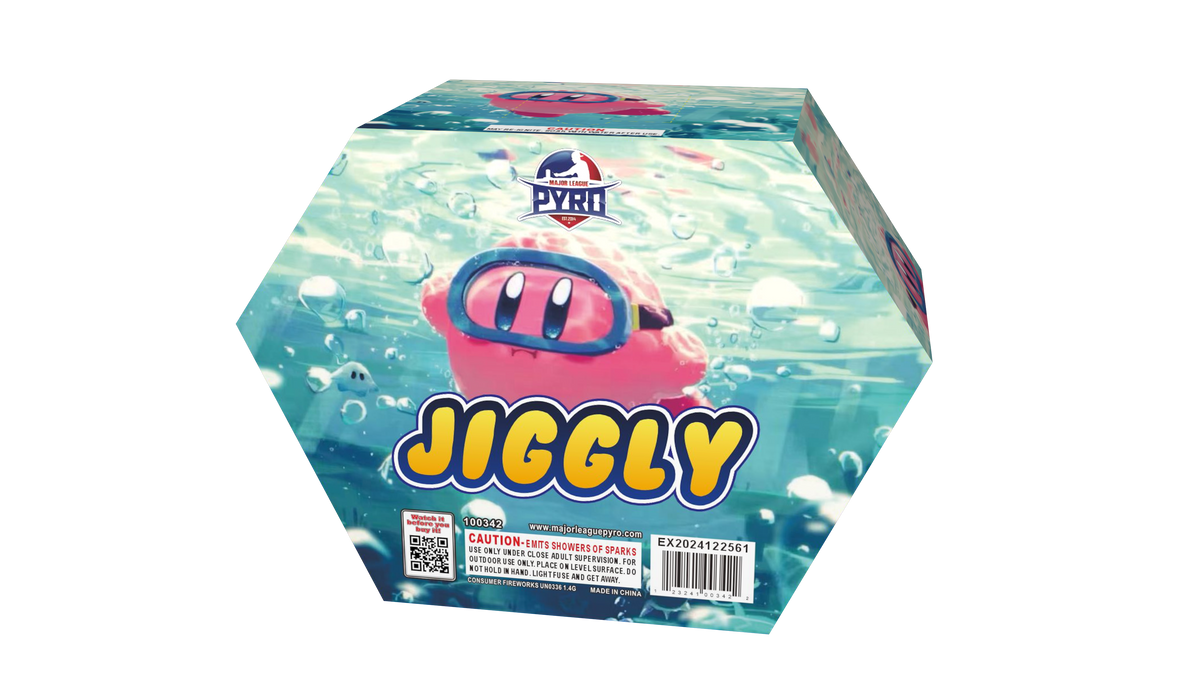 Jiggly Major League Pyro fountain firework