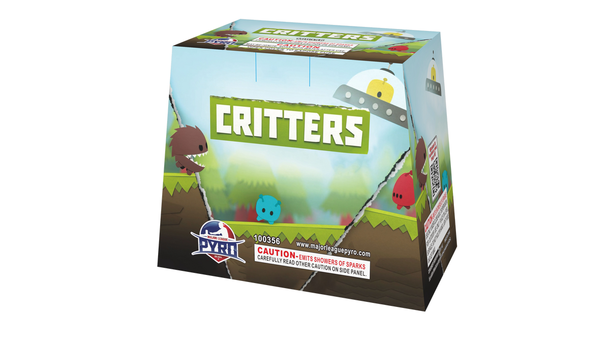 Critters Major League Pyro fountain firework