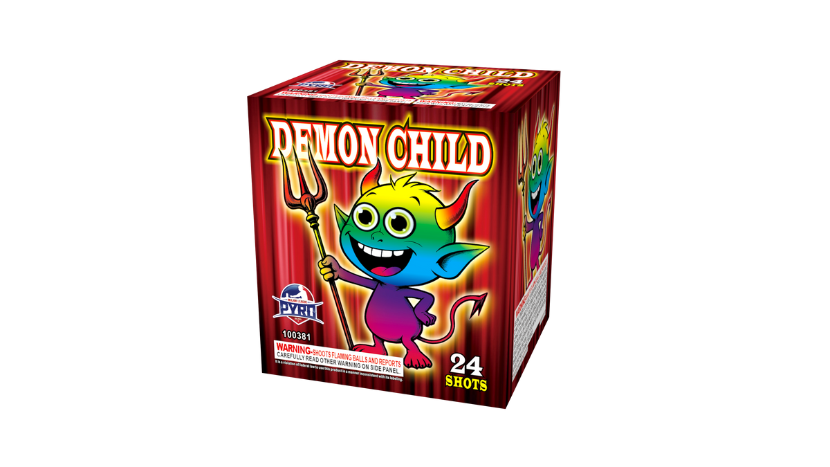 Demon Child Major League Pyro 200 gram fireworks cake