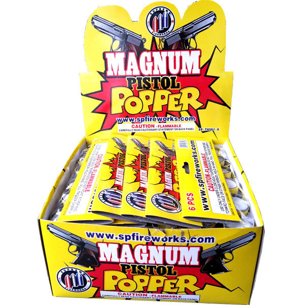 Magnum Pistol Pop -6 Pack Bag Supreme Fireworks wholesale novelty firework