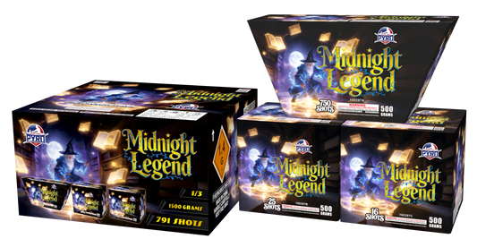 Midnight Legend Major League Pyro wholesale 500g fireworks cake