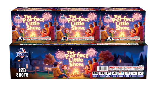 The Perfect Little Show Major League Pyro wholesale 200 gram multi-shot fireworks cake