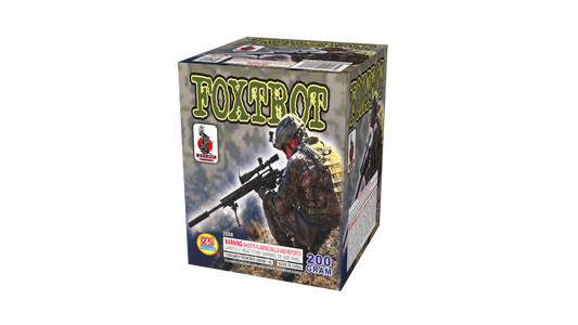 Warrior Camo Series Warrior wholesale 200 gram multi-shot fireworks cake