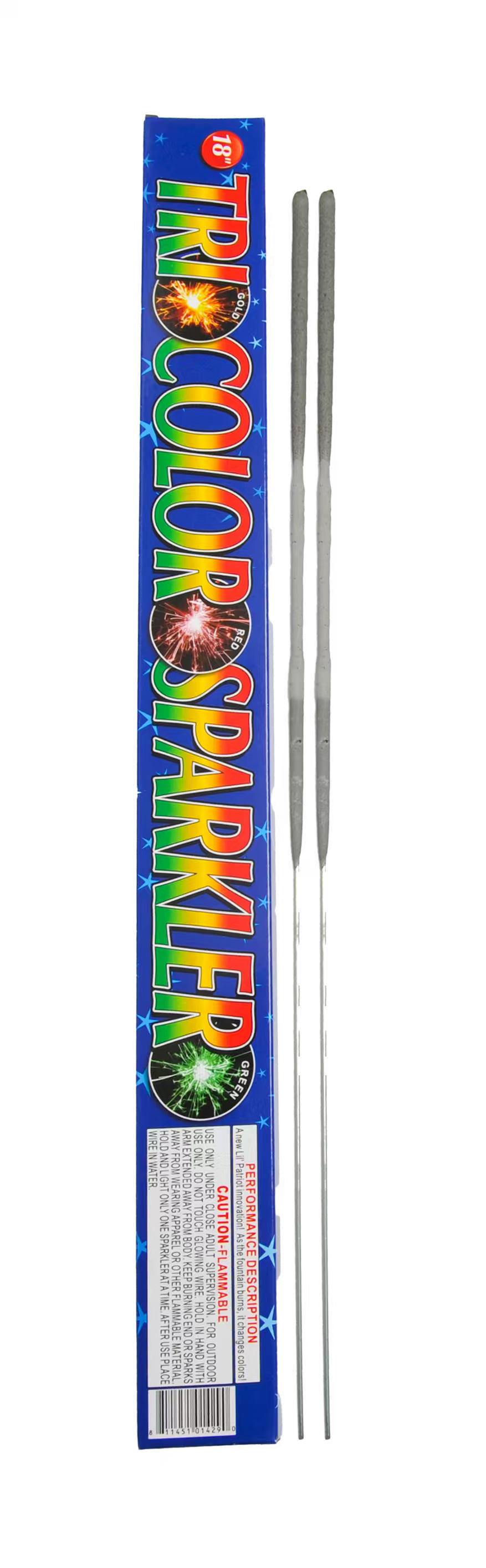 Tri Color Sparkler