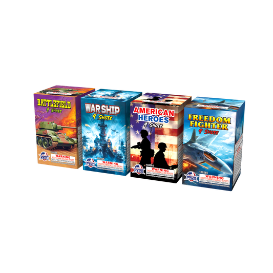 Special Forces Combo Pack Major League Pyro wholesale 200 gram multi-shot fireworks cake
