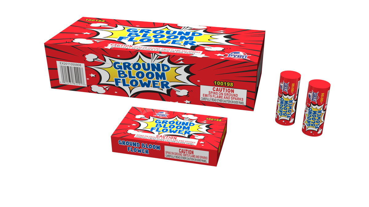 Ground Bloom 20/12/6 (Boxed) Major League Pyro wholesale spinning ground firework