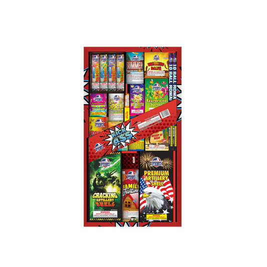 Kick @$$ Major League Pyro wholesale consumer fireworks assortment