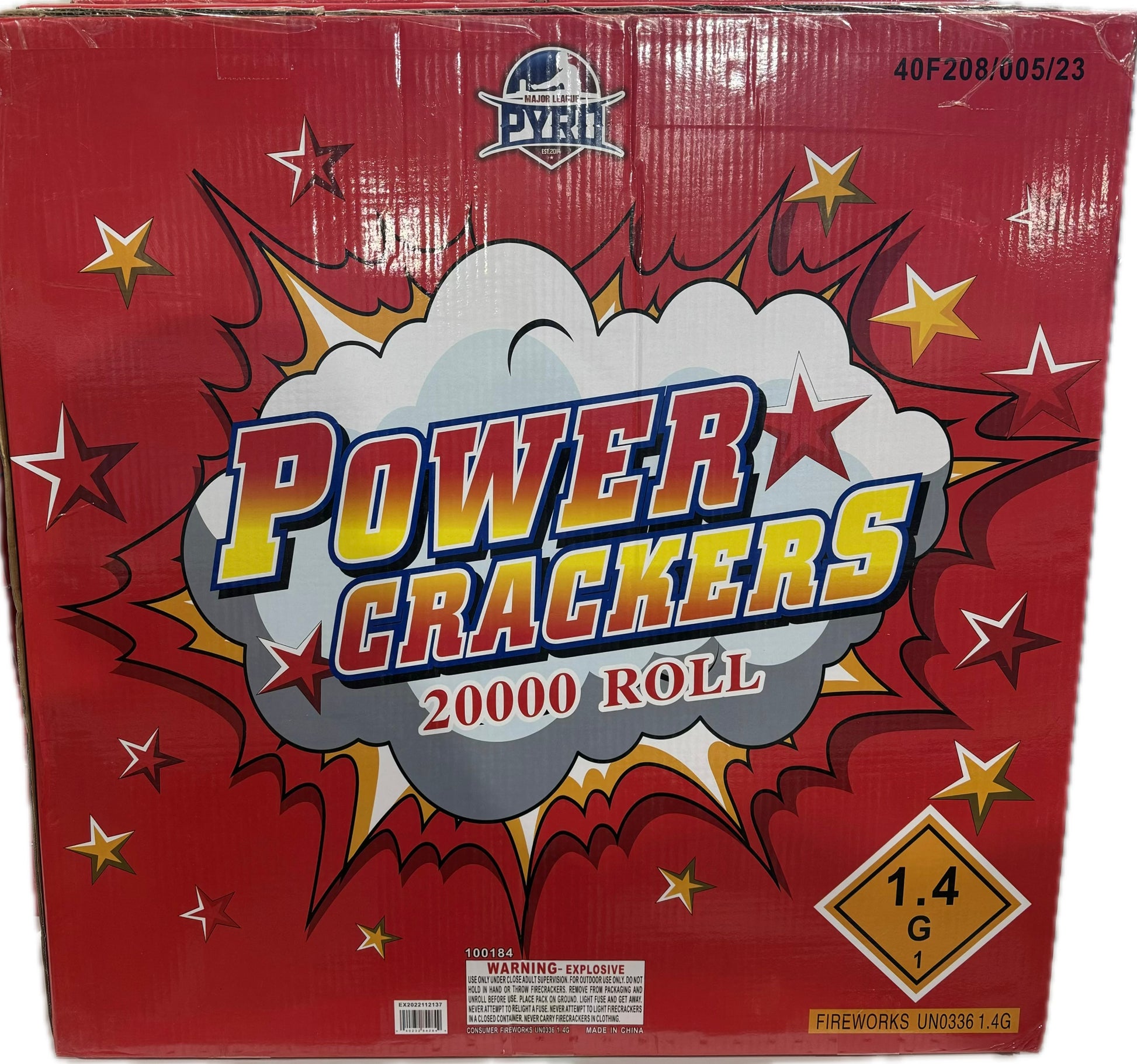 Firecracker 20,000 roll Major League Pyro wholesale firecracker product