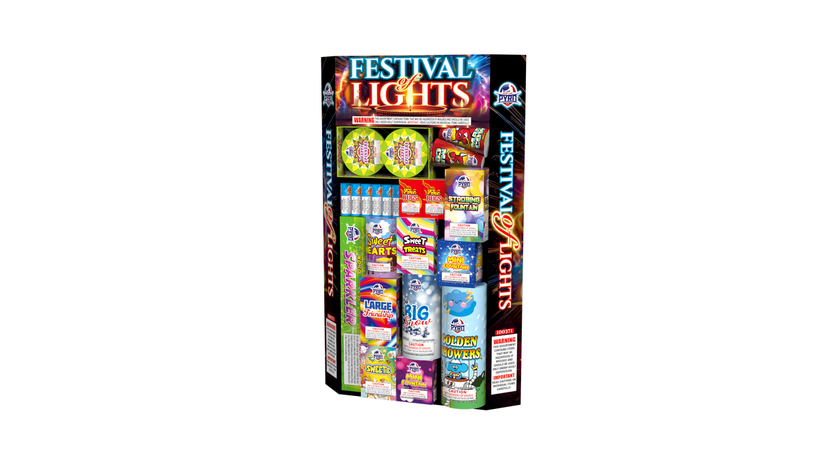 Festival Of Lights Major League Pyro wholesale safe-and-sane fireworks assortment
