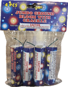 Jumbo Ground Bloom With Crackle (Poly Bag)