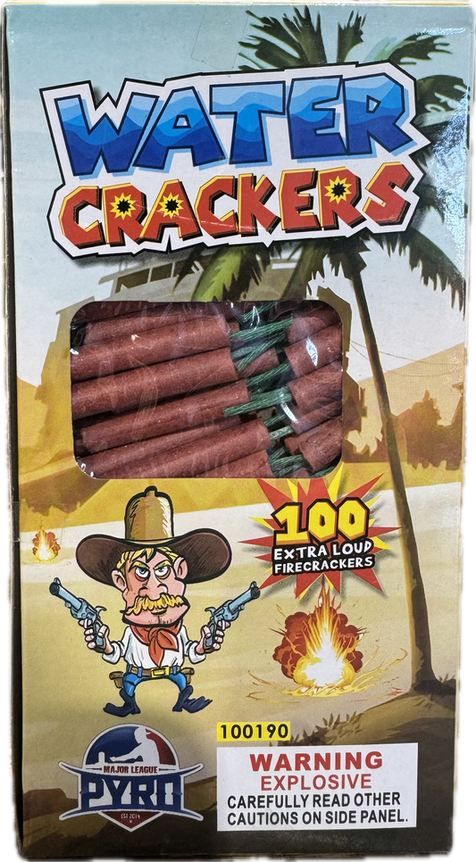 Water Crackers 100 Pack Major League Pyro wholesale firecracker product