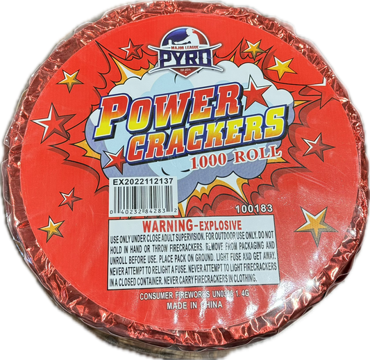 Firecrackers 1000 Roll MLP Major League Pyro wholesale firecracker product