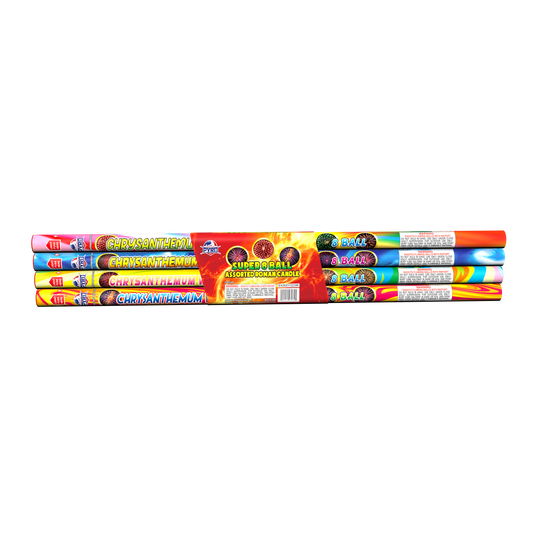 Super 8 Assorted Roman Candle Major League Pyro wholesale roman candle firework