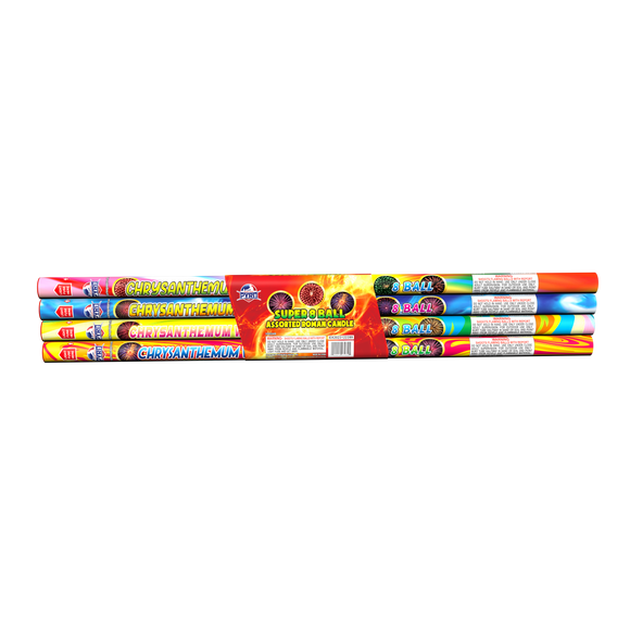 Super 8 Assorted Roman Candle