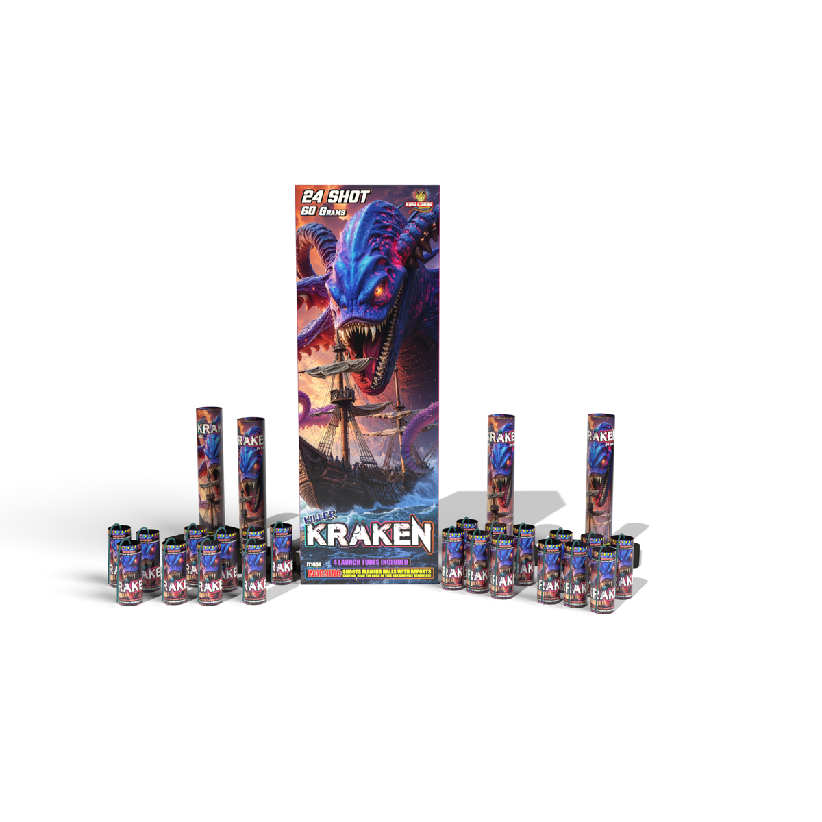 Killer Kraken Jeeton wholesale reloadable aerial shell kit