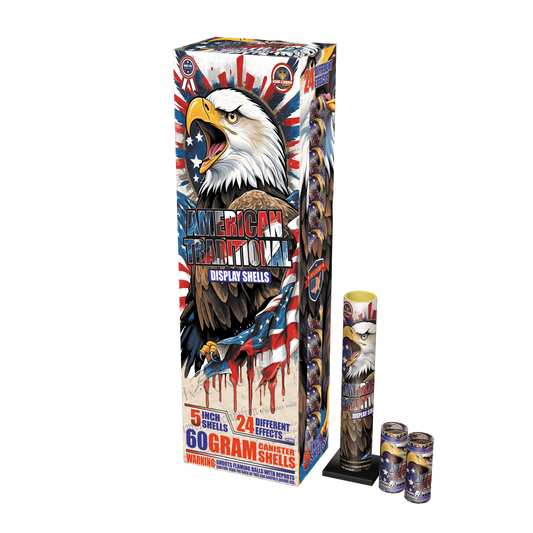 American Traditional Display Shells Jeeton wholesale reloadable aerial shell kit