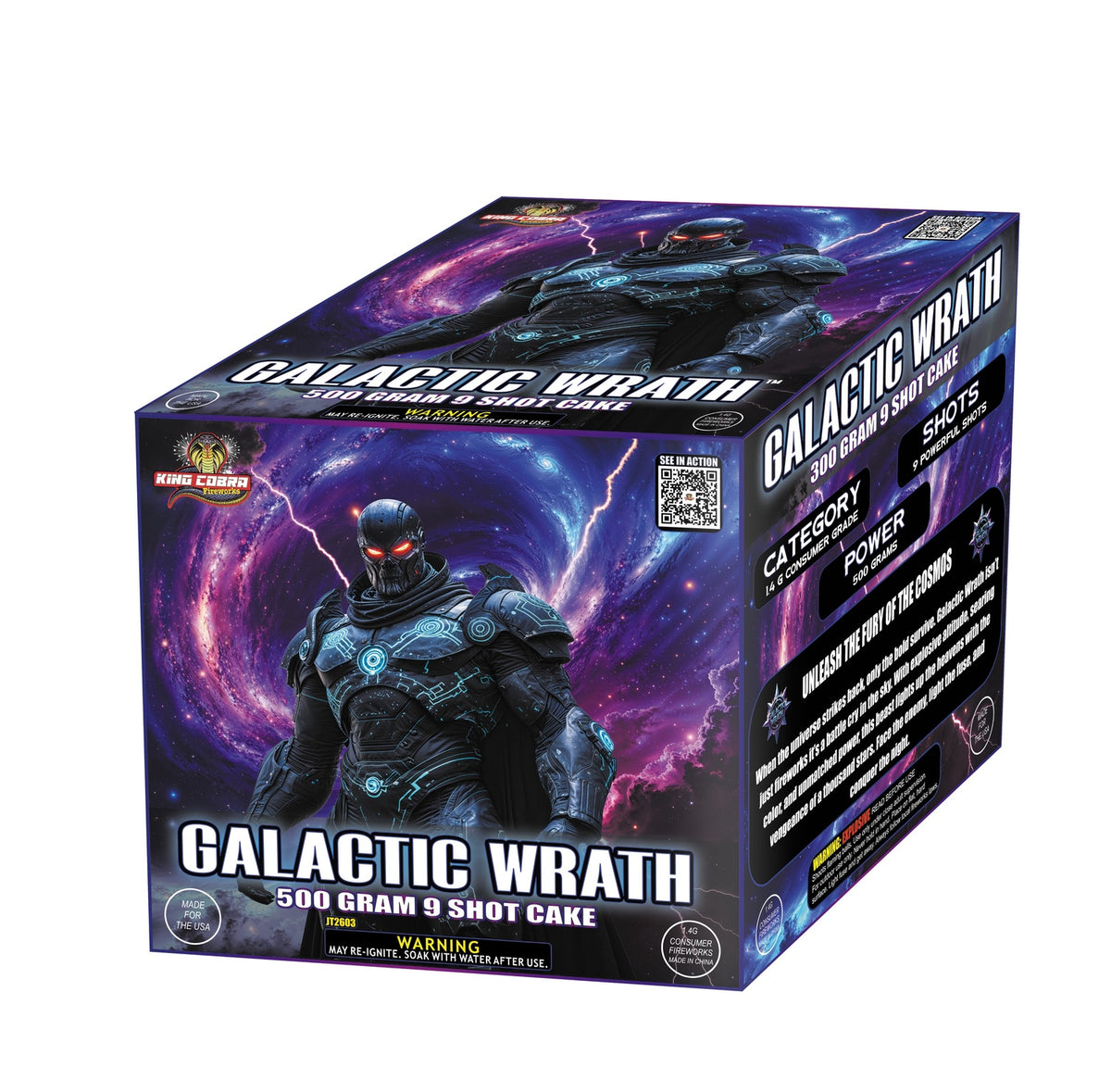 Galactic Wrath Jeeton wholesale 500g fireworks cake