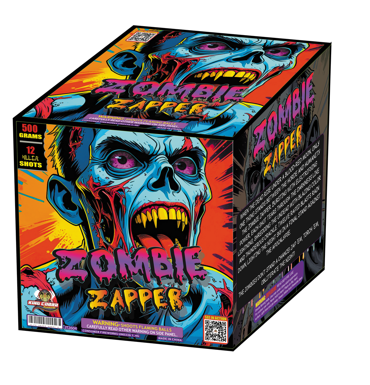 Zombie Zapper Jeeton wholesale 500g fireworks cake