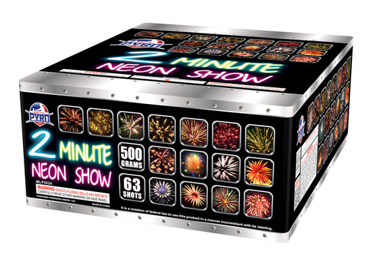 2 Minute Neon Show Major League Pyro 500g cake