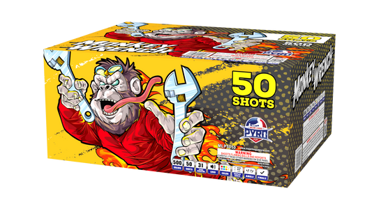 Monkey Wrench Major League Pyro wholesale 500g fireworks cake