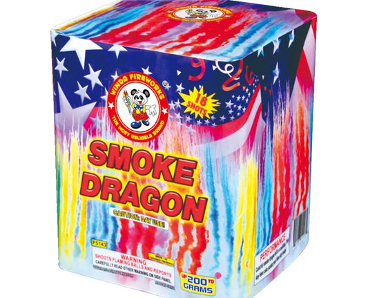 Smoke Dragon Winda wholesale 200 gram multi-shot fireworks cake