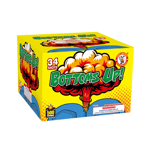 Bottoms Up Winda 500g fireworks cake