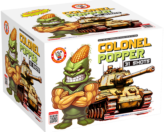 Colonel Popper Winda 500g fireworks cake