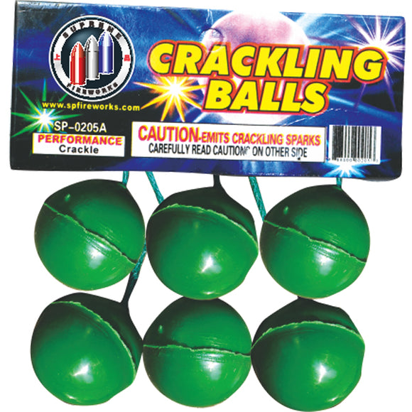 Crackling Ball 6 Pack