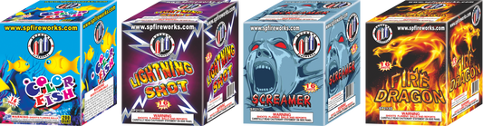 Supreme Combo Pack SP213A/B/C/D Supreme Fireworks wholesale 200 gram fireworks cake assortment