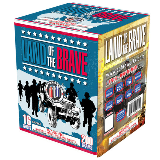 Land Of The Free Supreme Fireworks wholesale 200 gram multi-shot fireworks cake