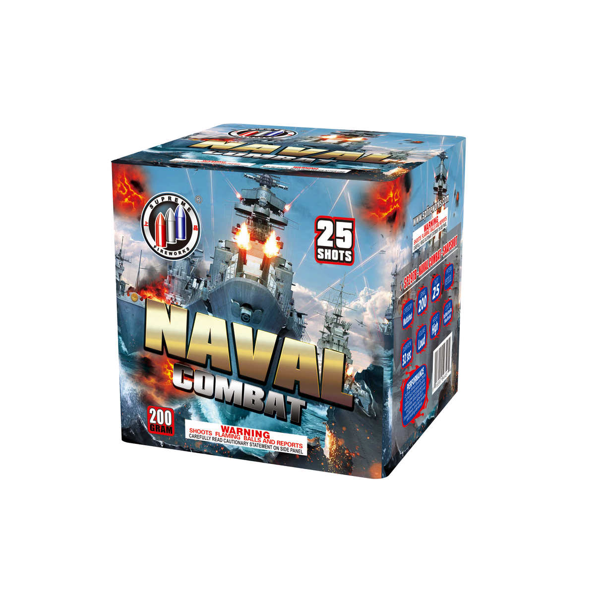 Supreme Combo Pack SP297ABCD 200 gram fireworks cake assortment additional view