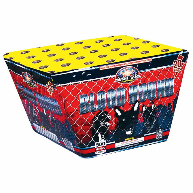 Blood Hound 20-shot Winda 500g fireworks cake